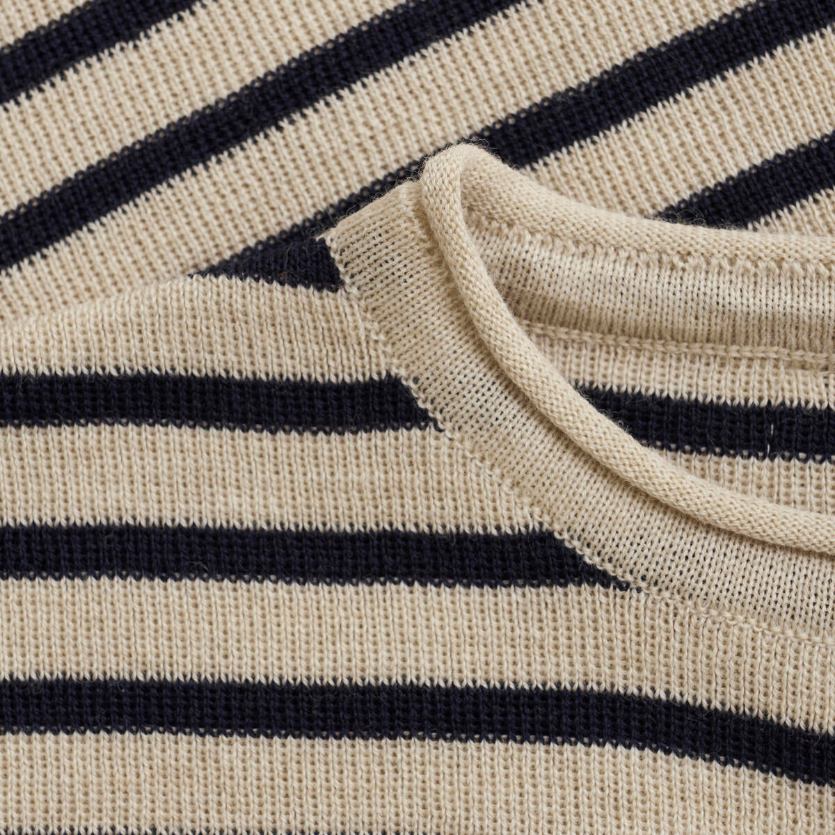 Pullover Stripe Wool Knit