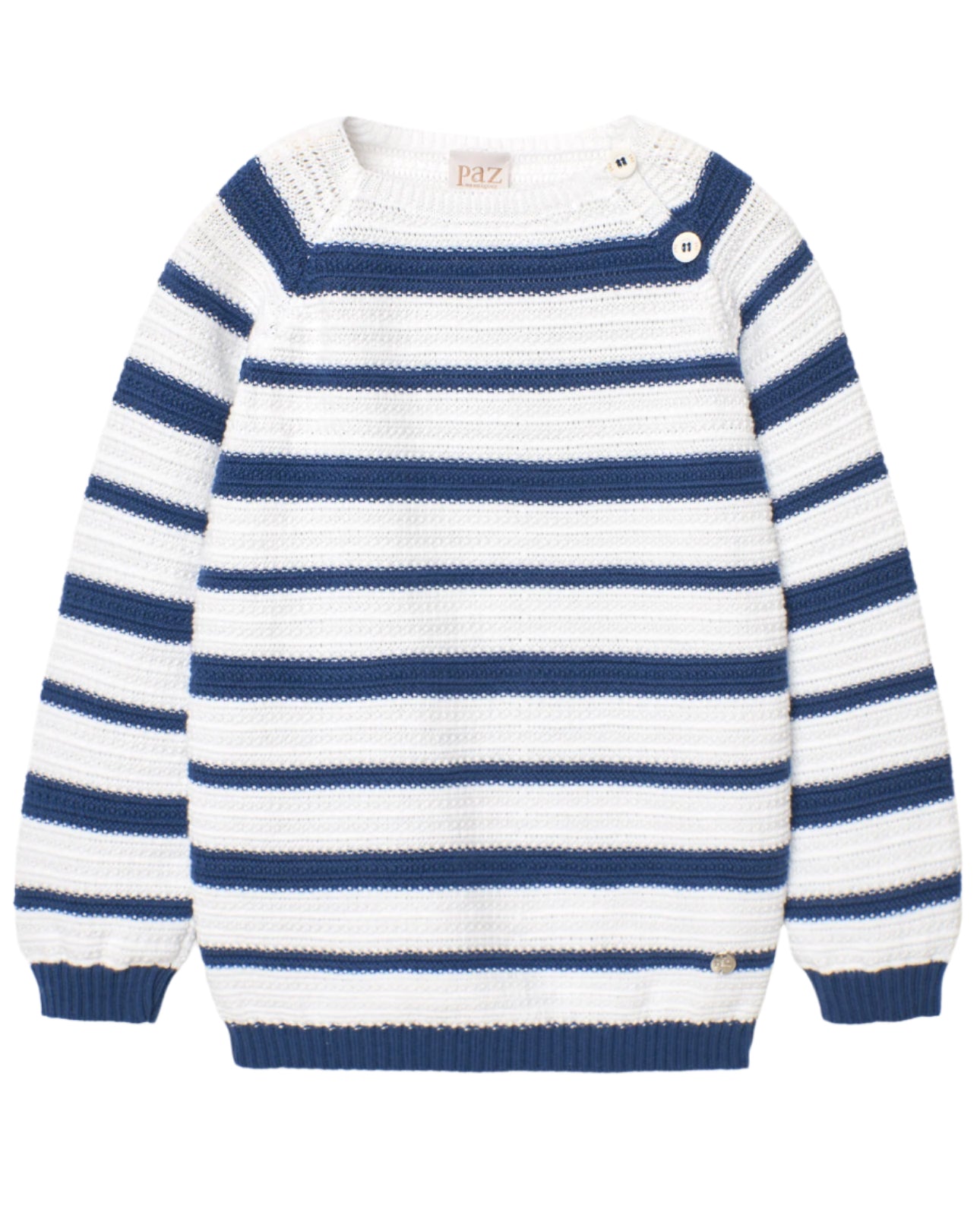 Navy Striped Sweater