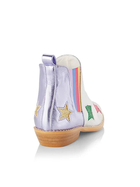 Girl Boots With Glittery Stars