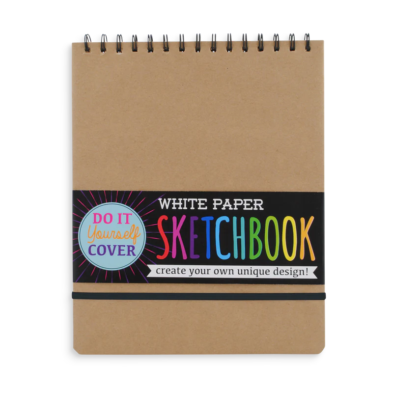 DIY Large White Paper Sketchbook