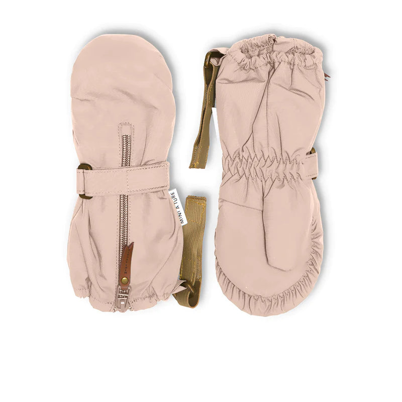 CESAR FLEECE LINED GLOVES in rose Dust