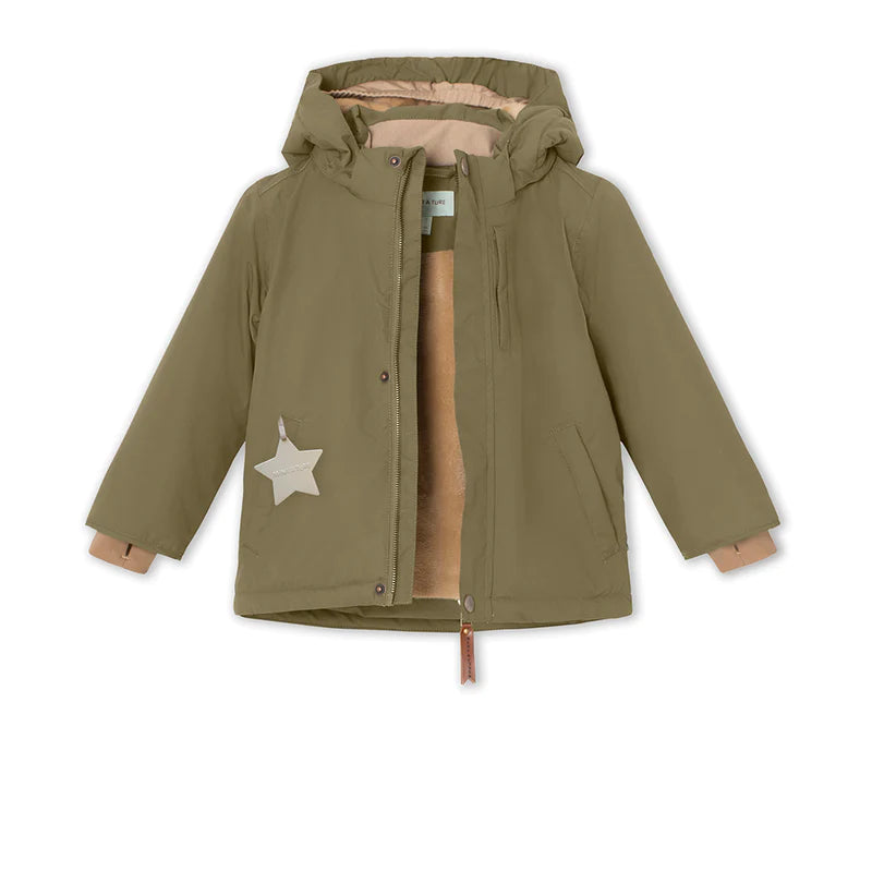 DYANKO FLEECE LINED WINTER JACKET in Capers Green