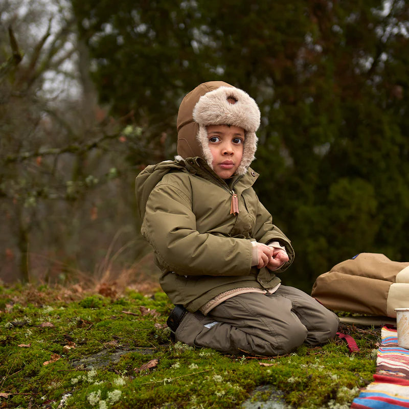 DYANKO FLEECE LINED WINTER JACKET in Capers Green