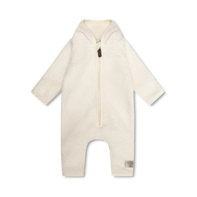 MATADEL Angora Cream teddy fleece jumpsuit