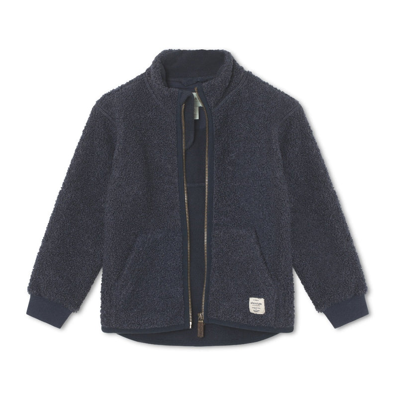 MATSALEH teddy fleece jacket Outerspace