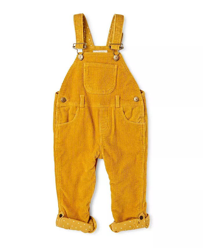 Ochre Chunky Cord Overalls