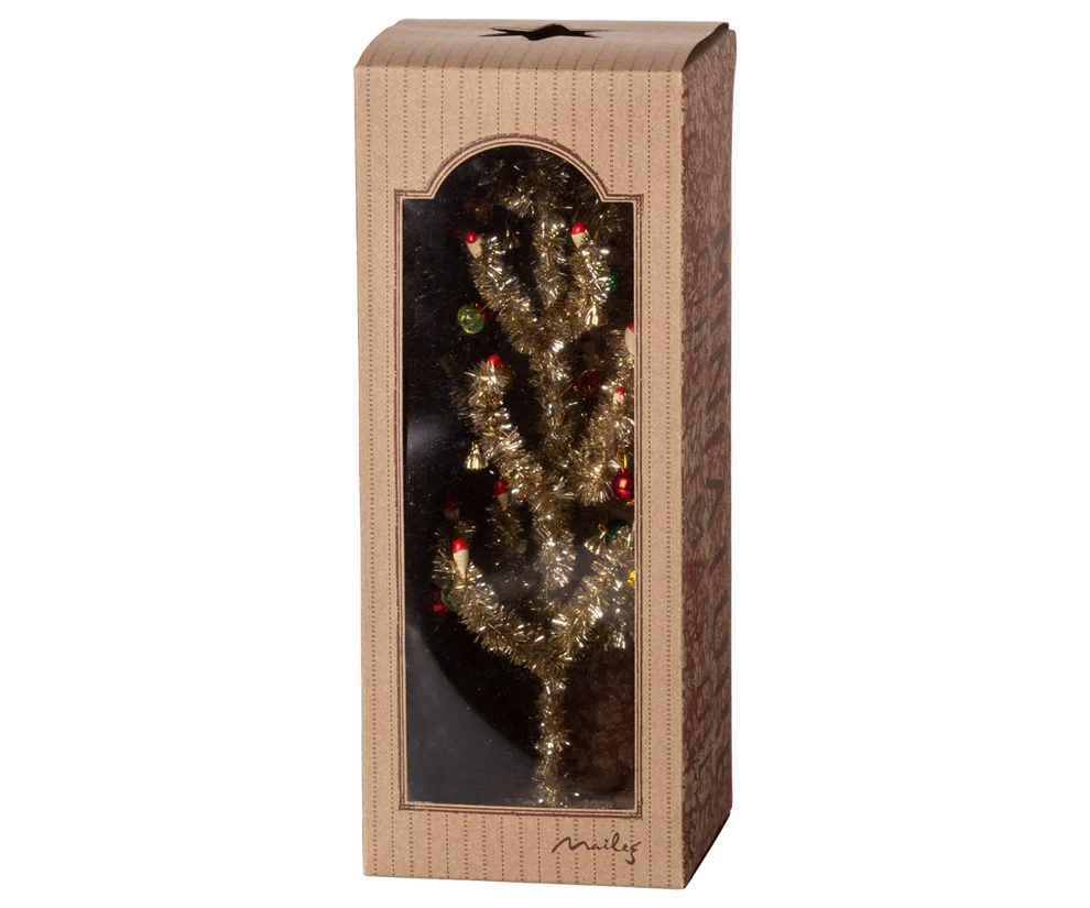 Christmas tree, Gold - Red and green decoration