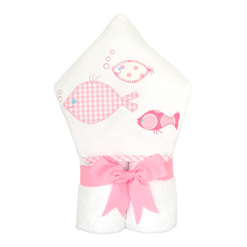 FIsh School Everykid Towel Pink