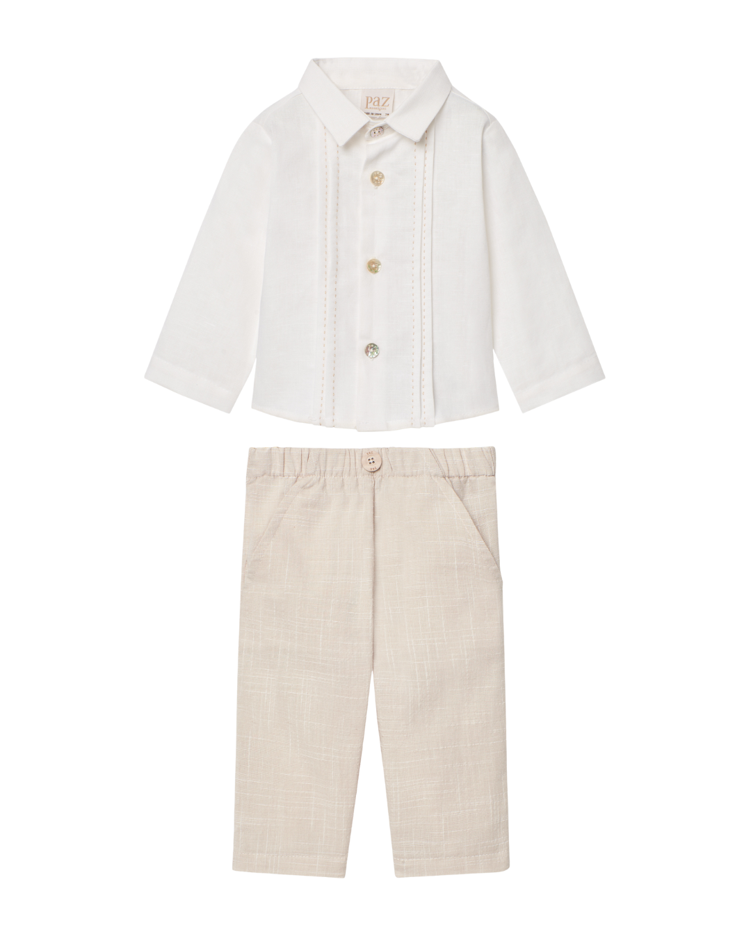 Linen Pant and Shirt Set