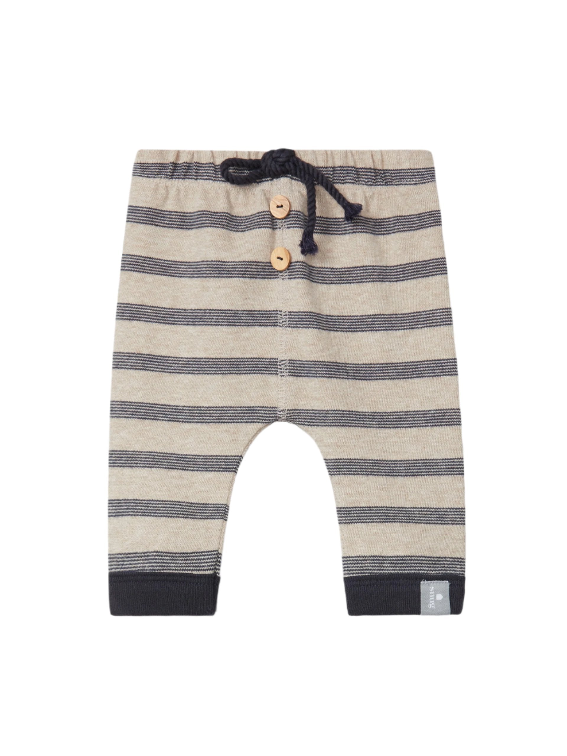 Striped pull-up pants