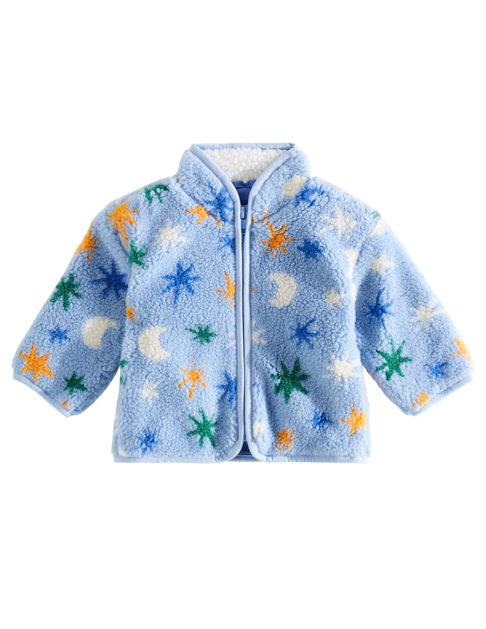 Baby Boy Cosmic Stars Teddy Jacket