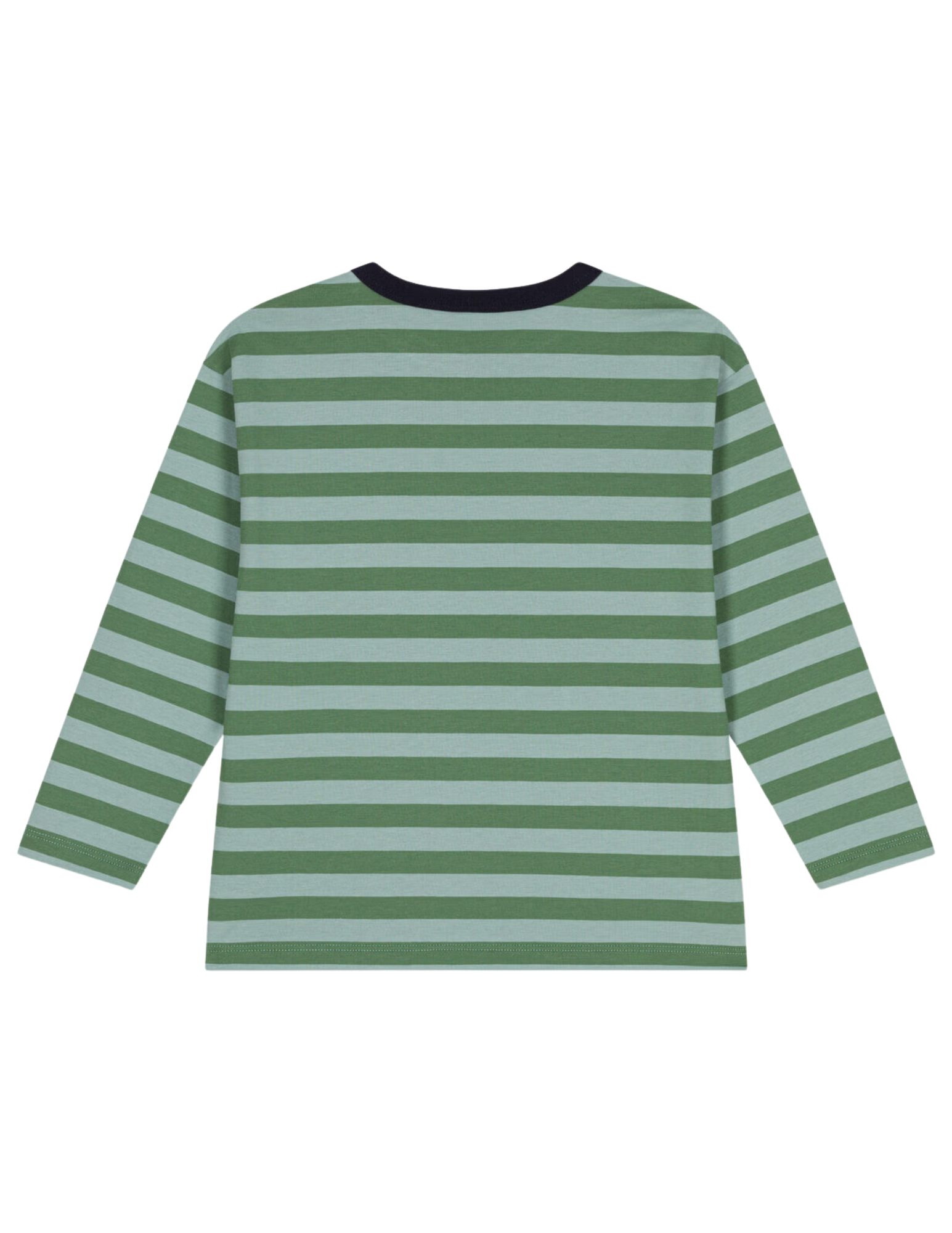 BOY LS STRIPED TEE in Green