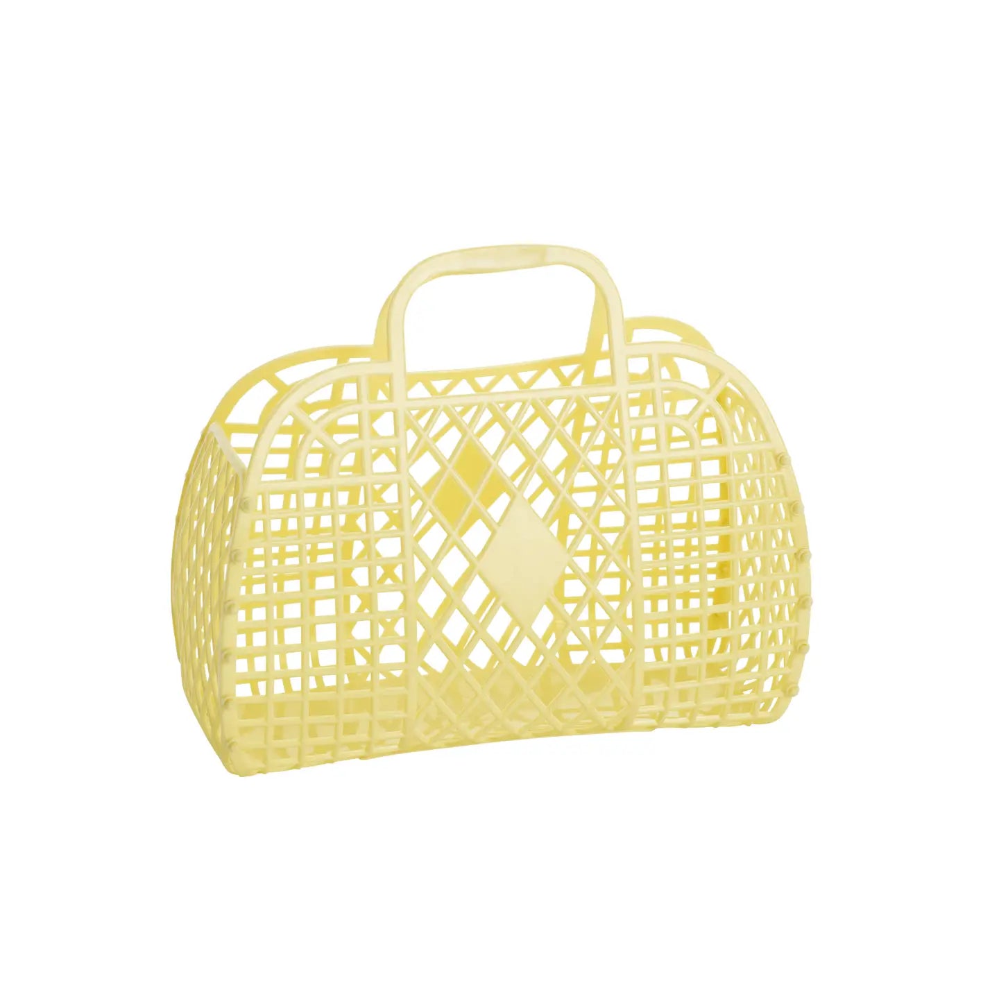 Retro Basket Jelly Bag - Small: Yellow