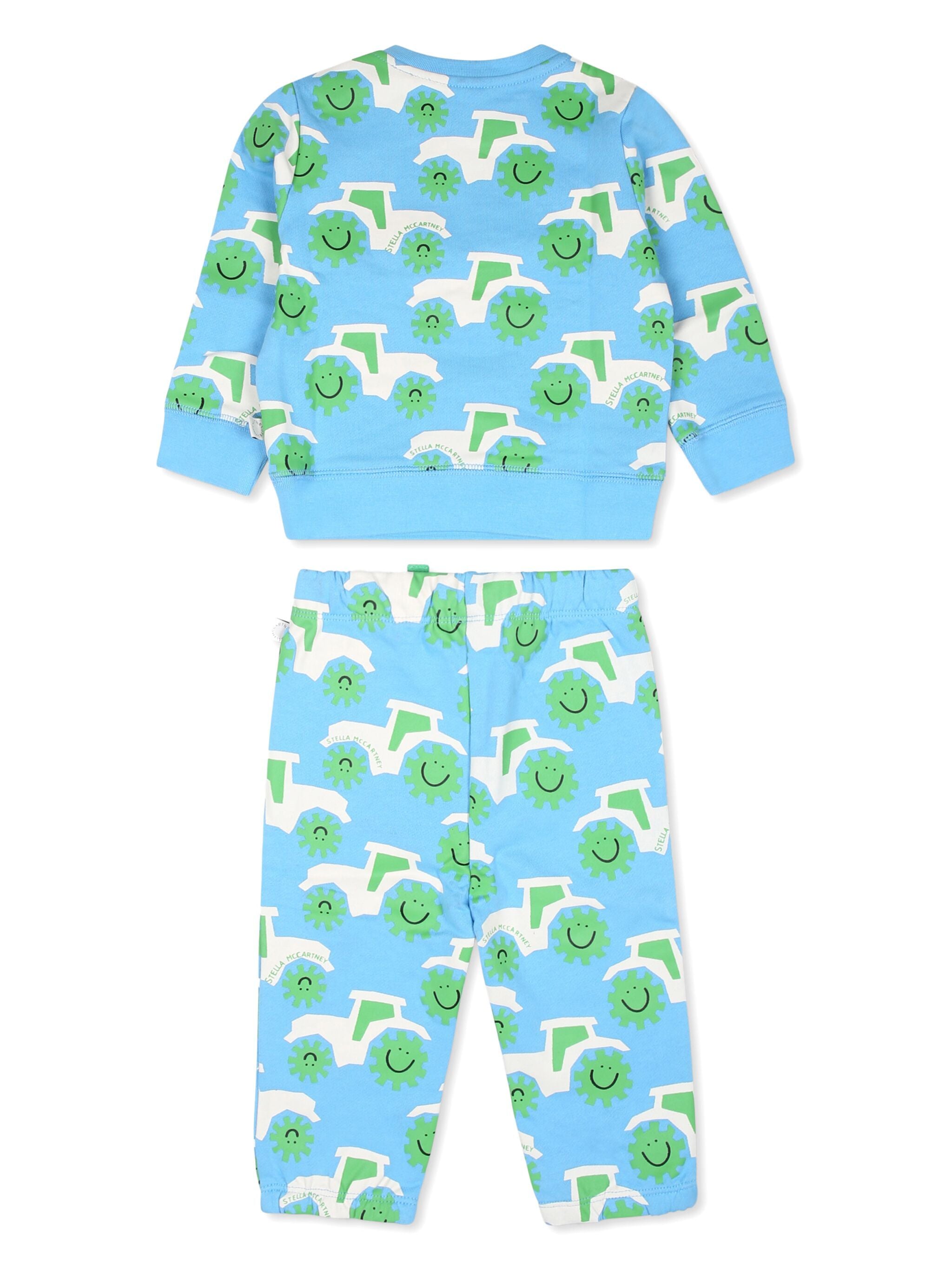 Baby Boy Smiling Tractors Track Suit