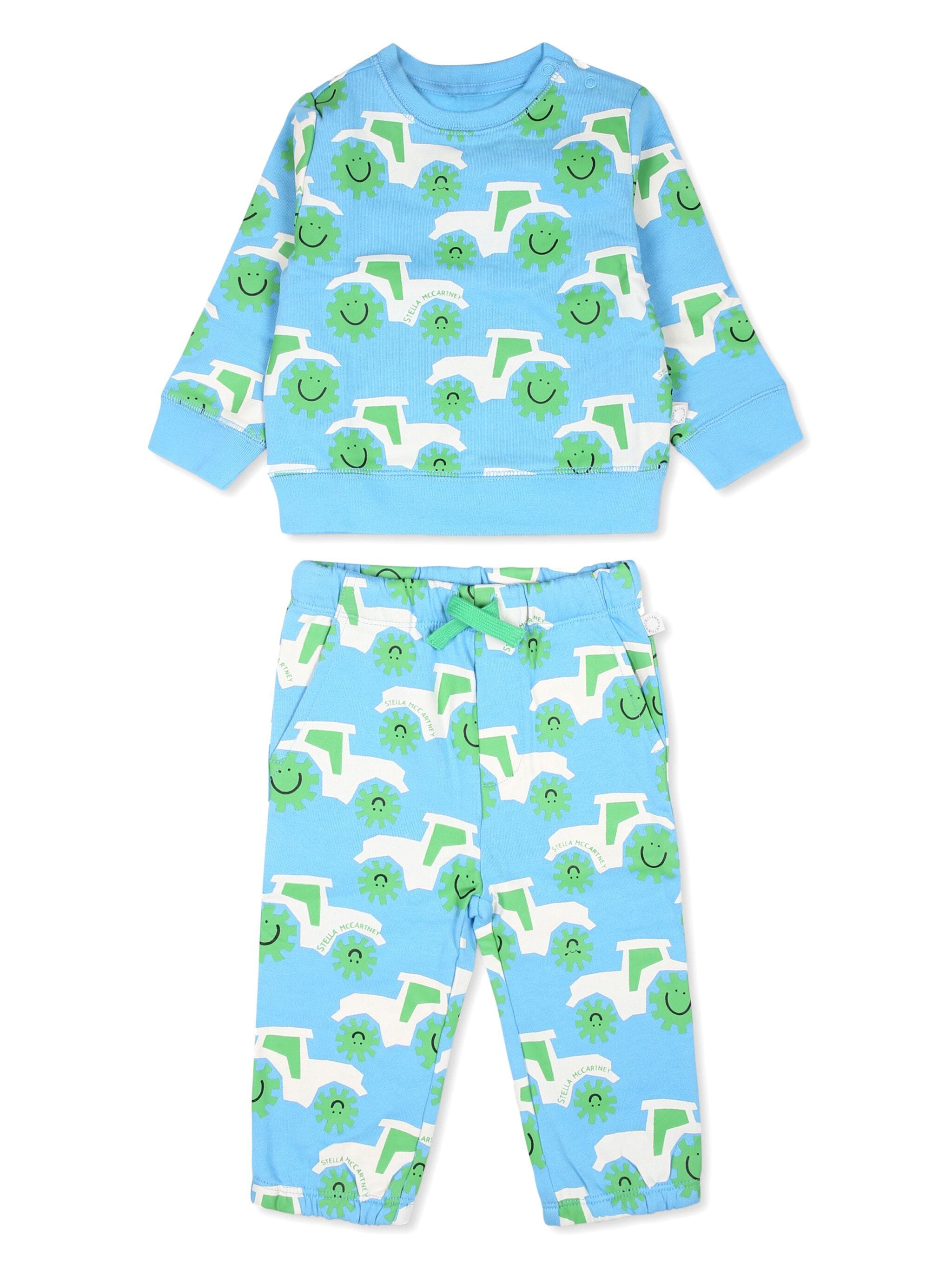 Baby Boy Smiling Tractors Track Suit