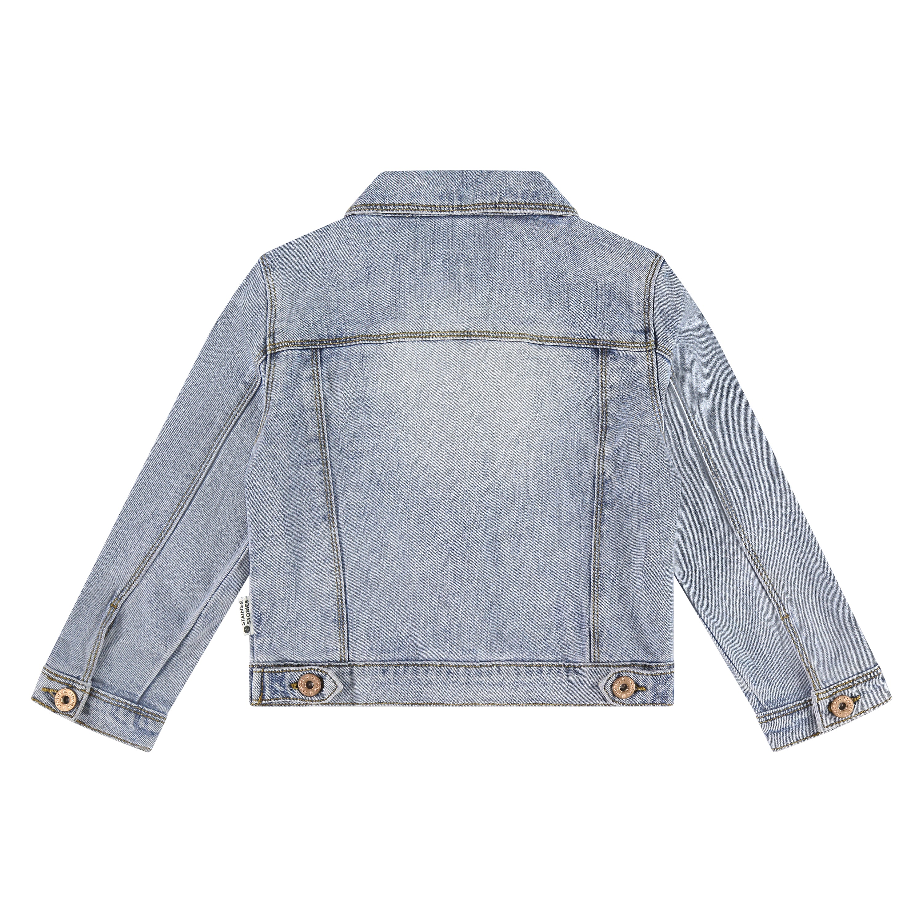 Girls Denim Jacket Light Blue Denim