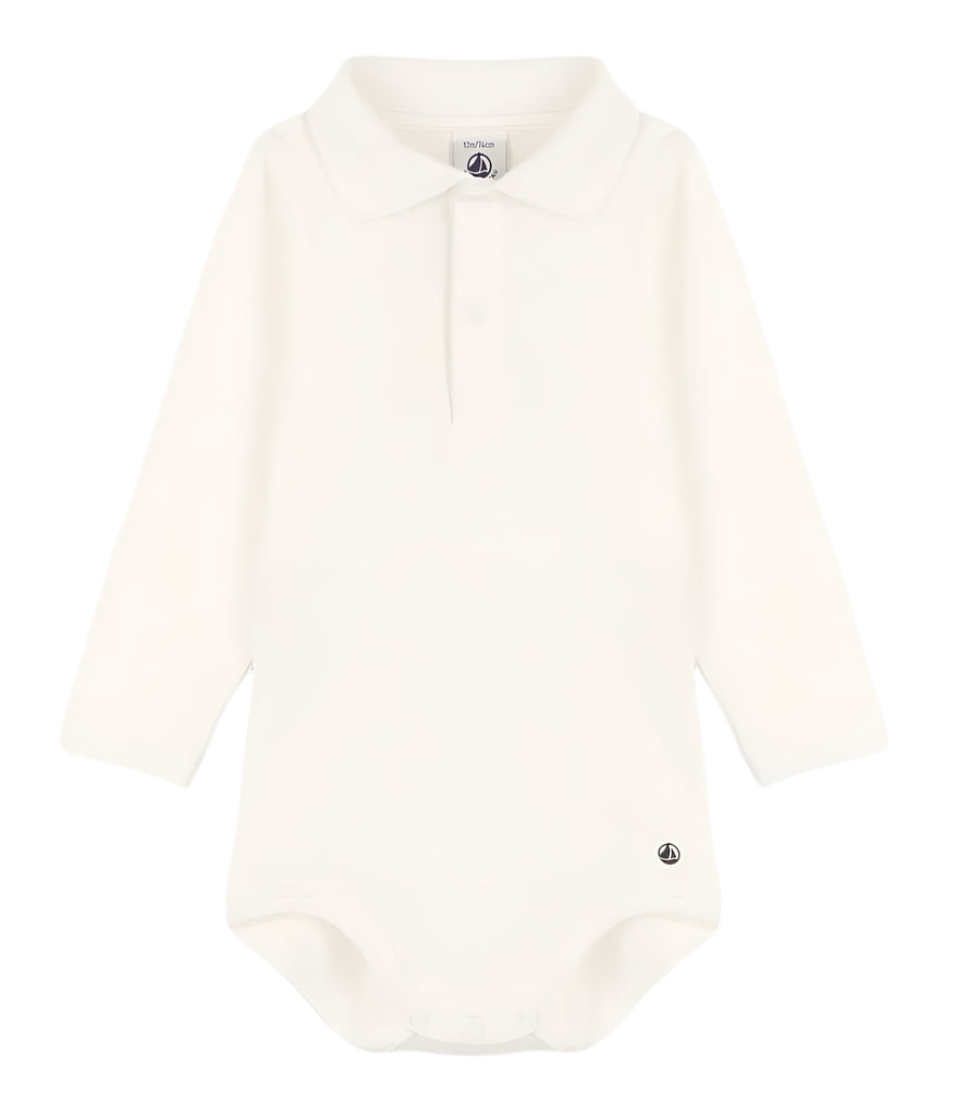 Baby Boy LS Bodysuit with Collar S25