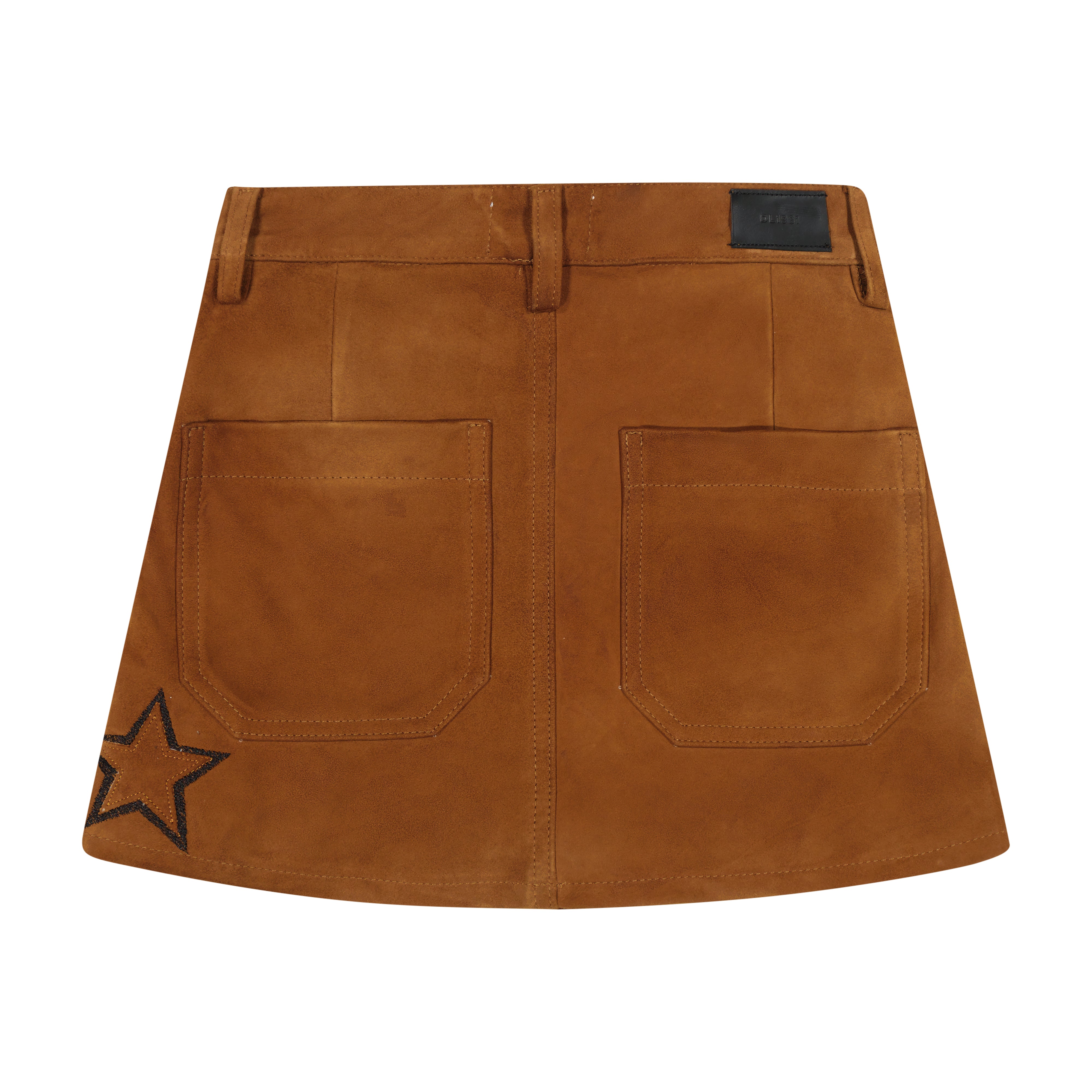 Jenny Mini Skirt in Star Suede