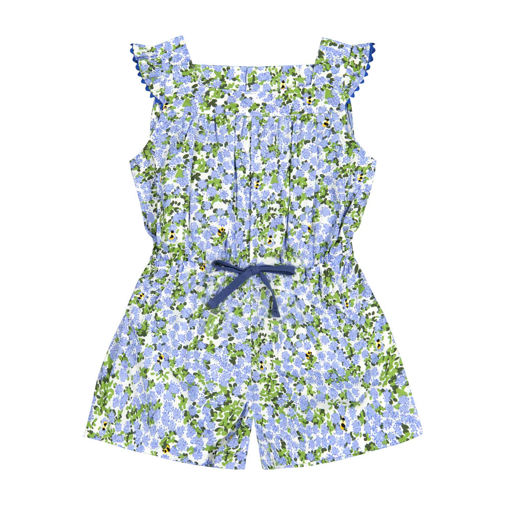 Gwynnie Romper Blue Hydrangea