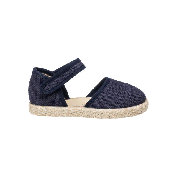 Linen Classic Espadrille Navy