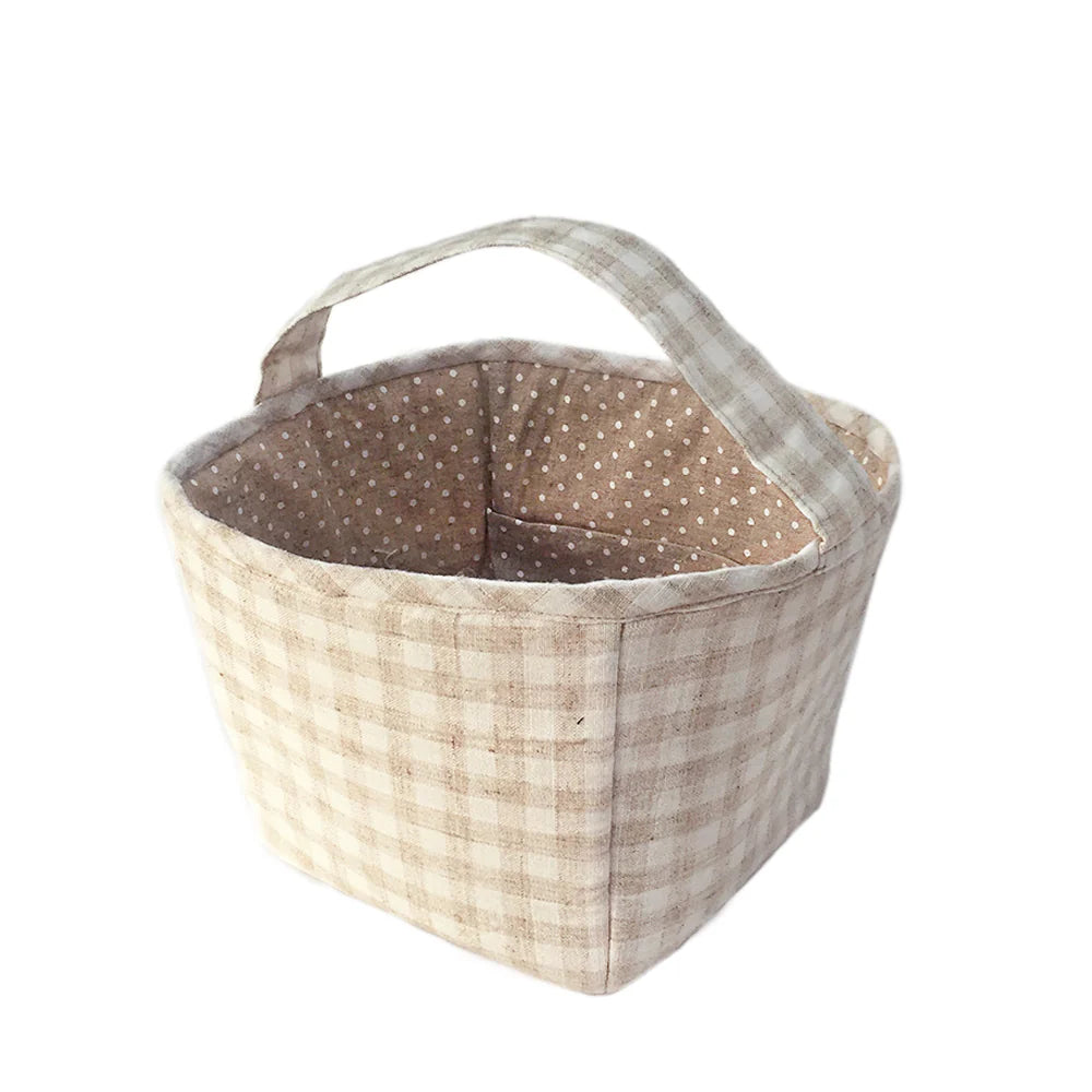 Tan Fabric Basket