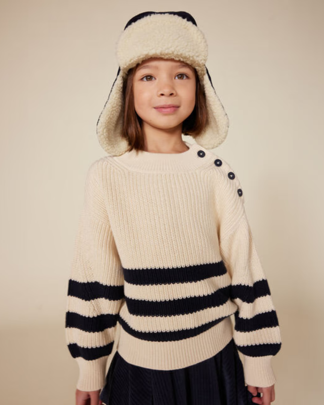 Sweater with Stripe Detail