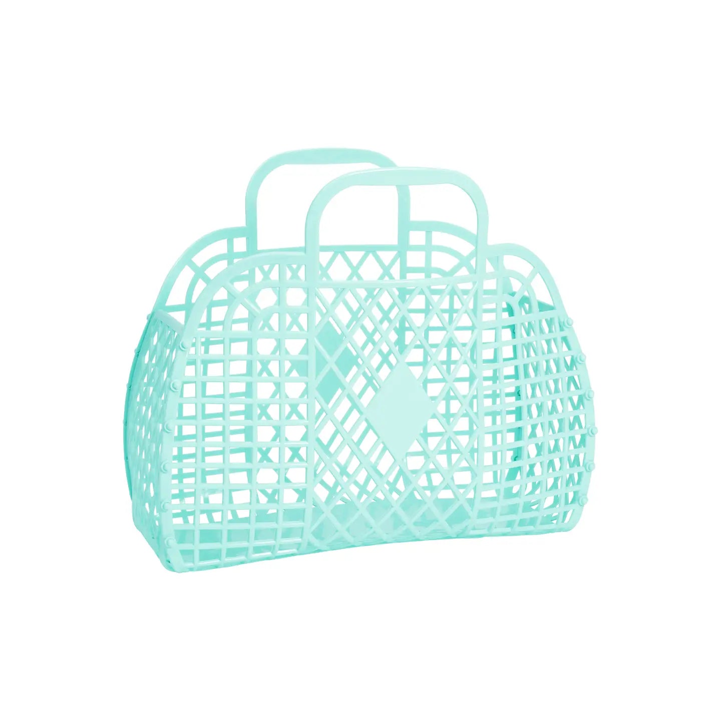 Retro Basket Jelly Bag - Small: Seafoam