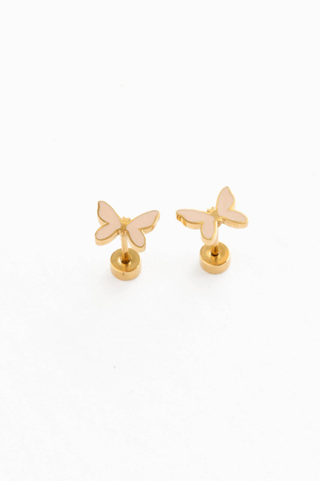 Blush Butterfly Earrings