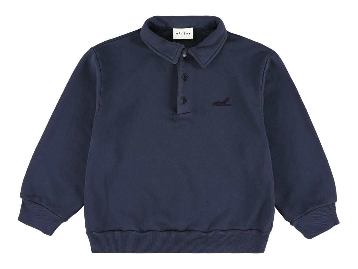 Navy Agna Polo Top