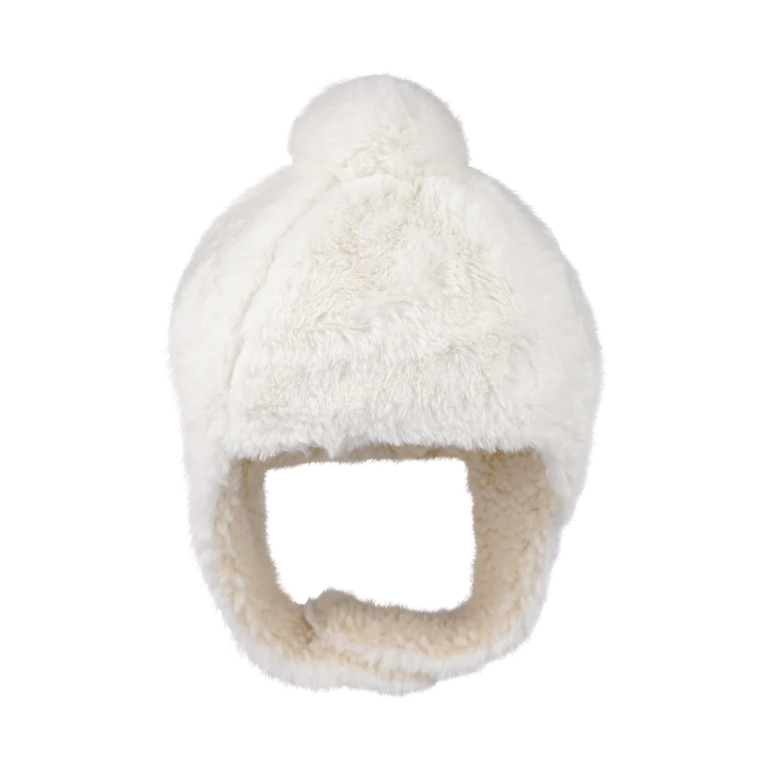 Pila Hat | Off White Soft Faux Fur