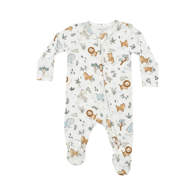 Delicate Safari 2 Way Zipper Footie