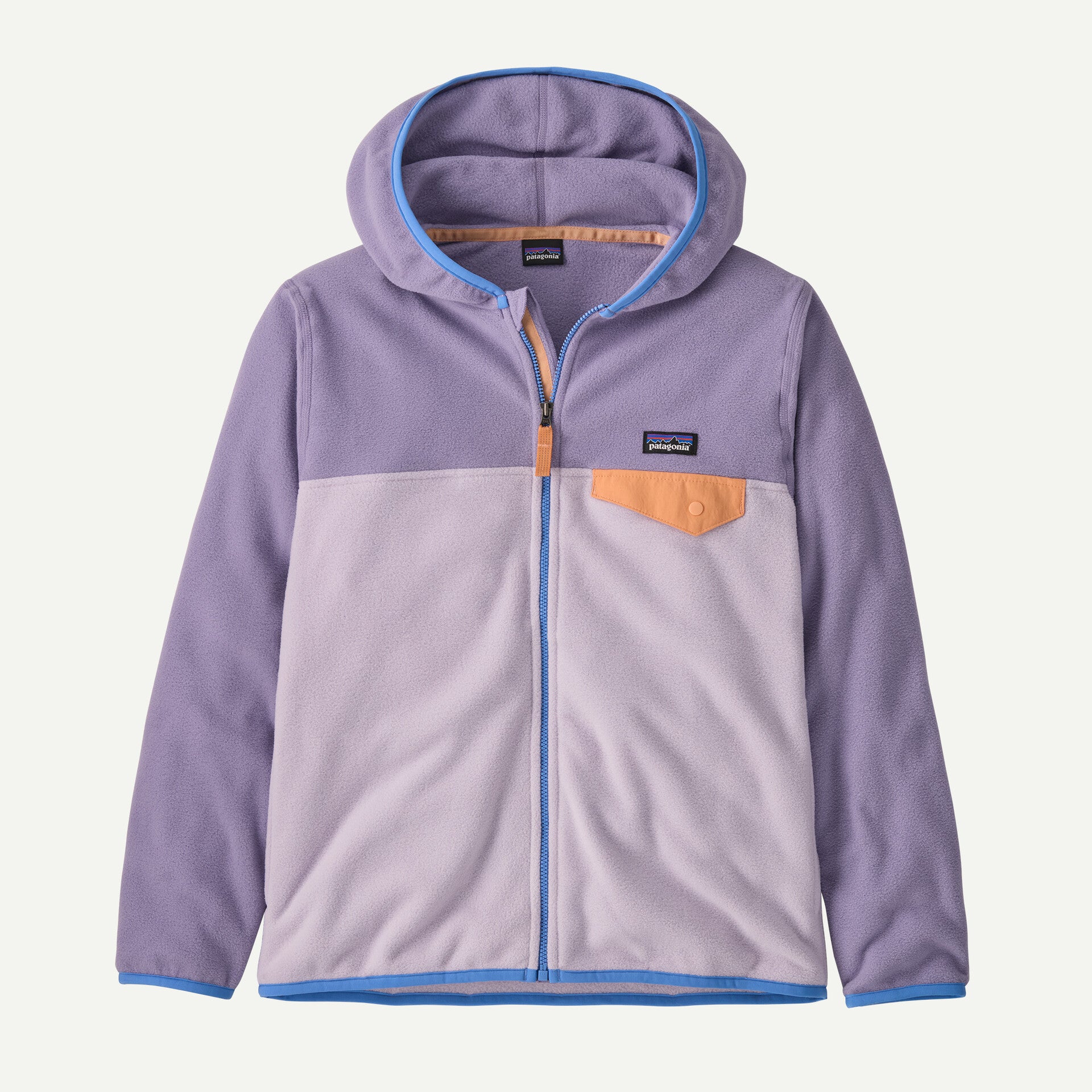 Kids' Micro D® Snap-T® Fleece Jacket-Foxglove Purple