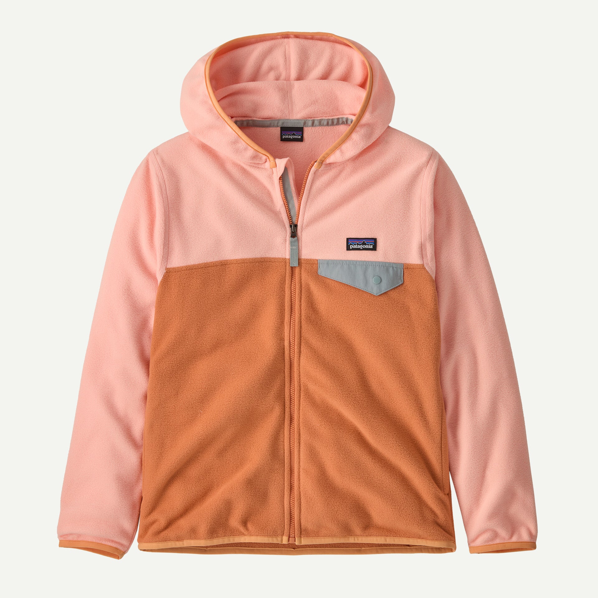 Kids' Micro D® Snap-T® Fleece Jacket-Rock Melon