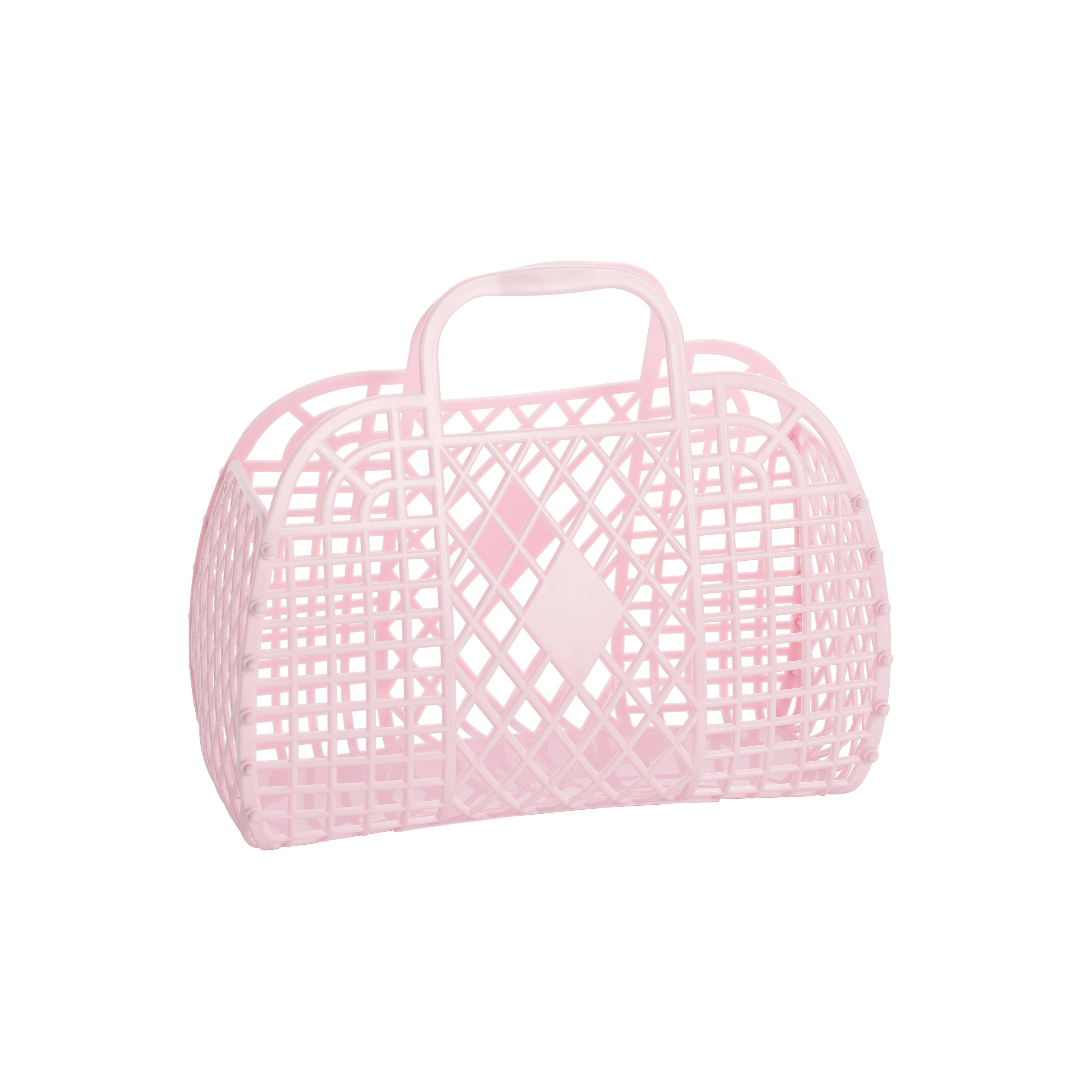 Retro Basket Jelly Bag - Small: Pink