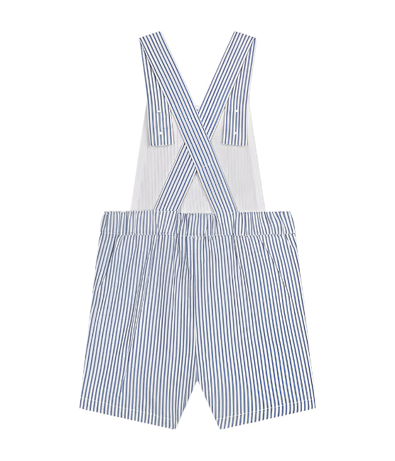 Baby Boy Seersucker Short Overall