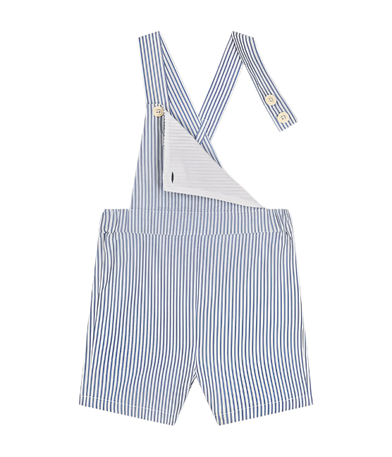 Baby Boy Seersucker Short Overall