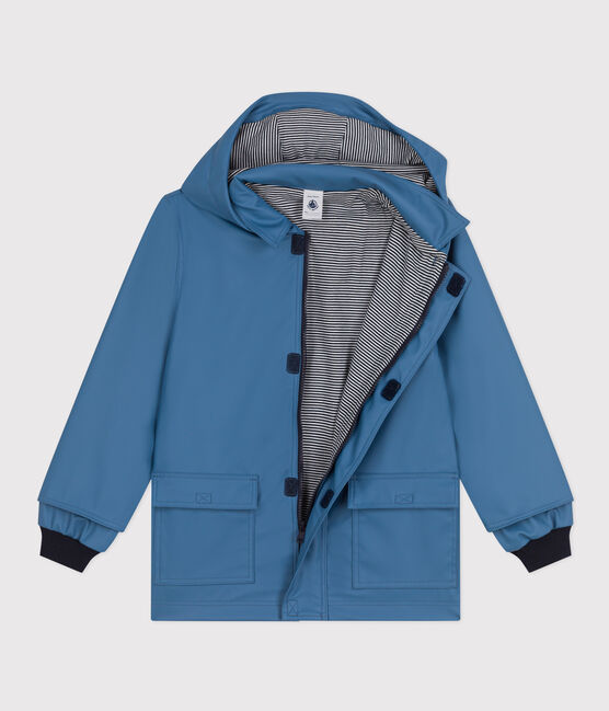 ICONIC RECYCLED RAINCOAT in Blue