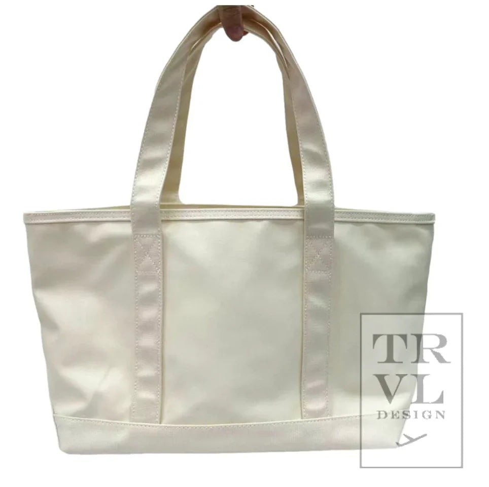 Maxi Tote Coated Canvas Natural