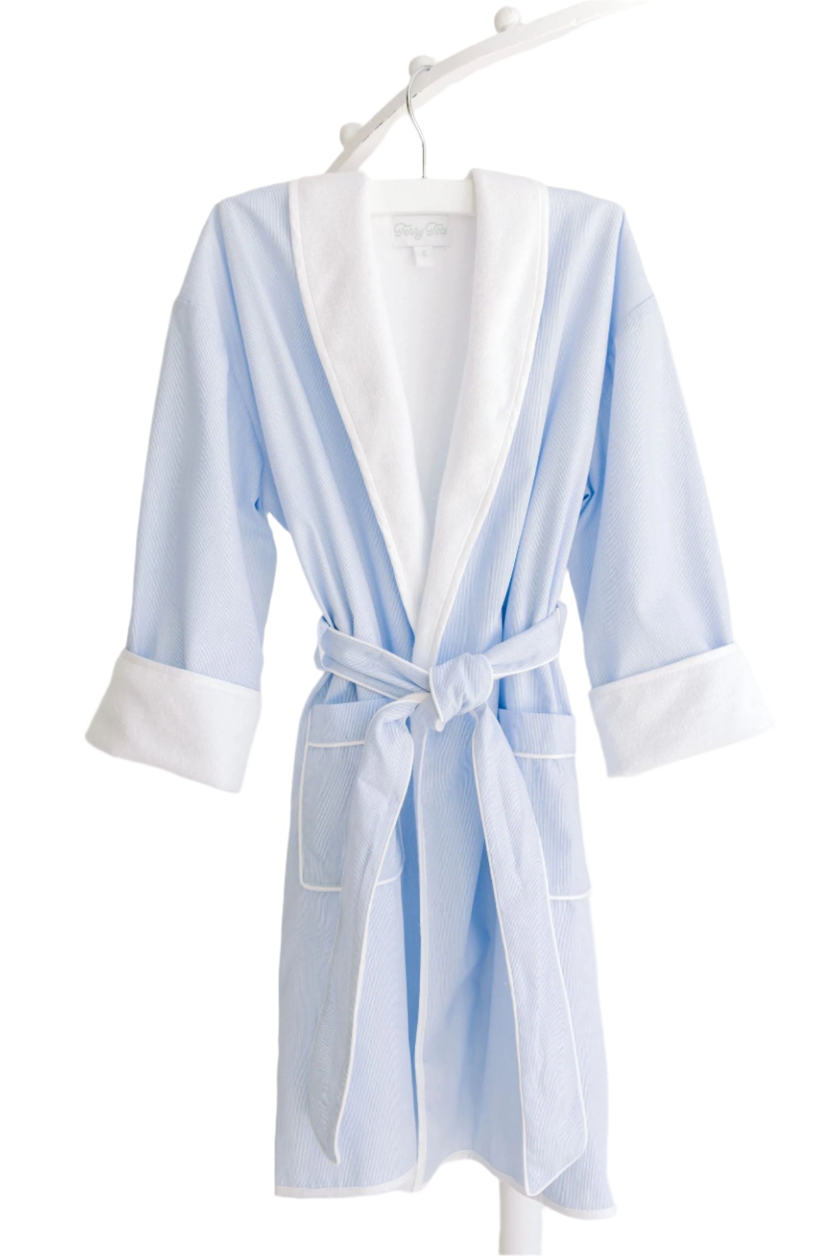 Blue Stripe Bathrobe