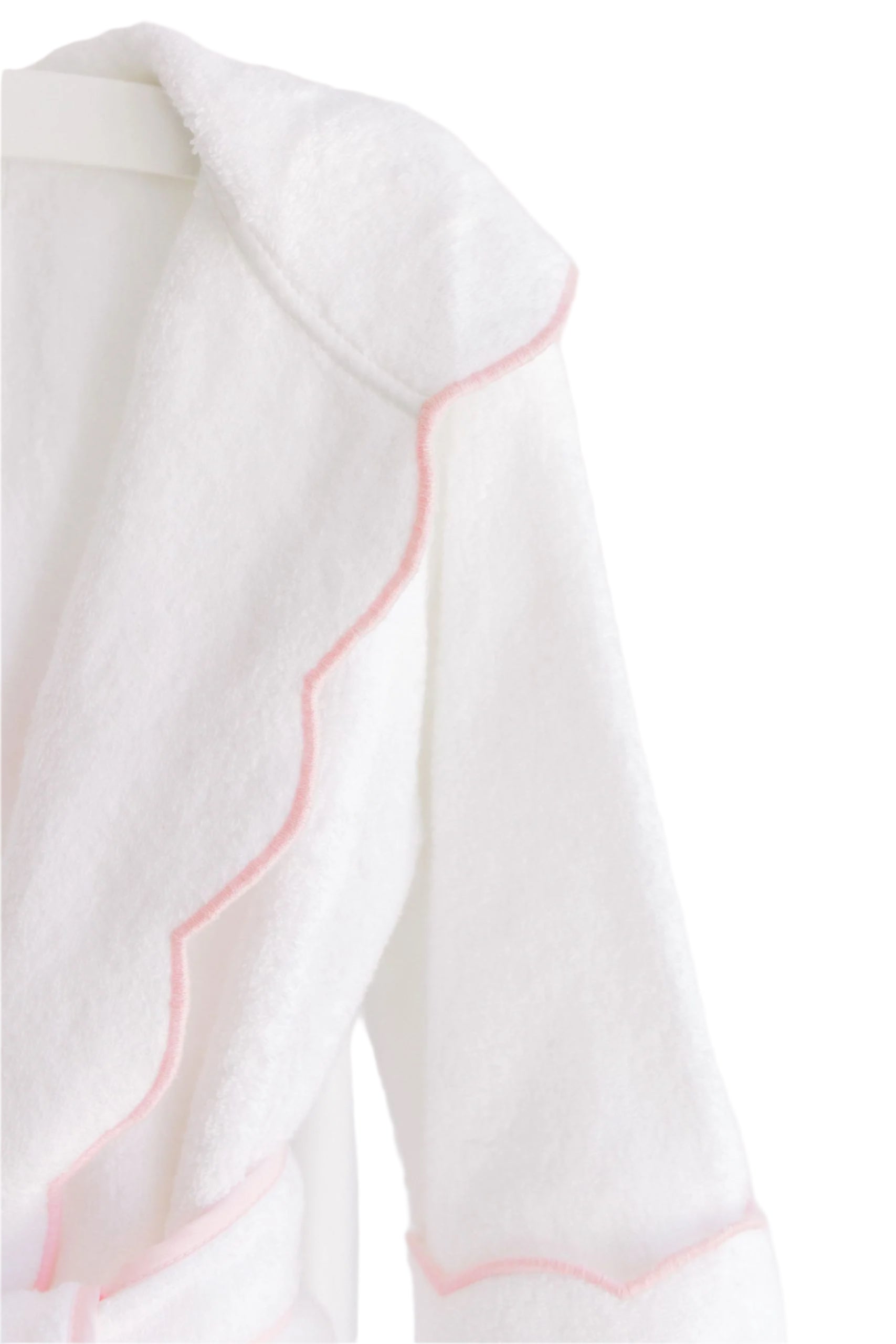 Pink Scalloped Bathrobe