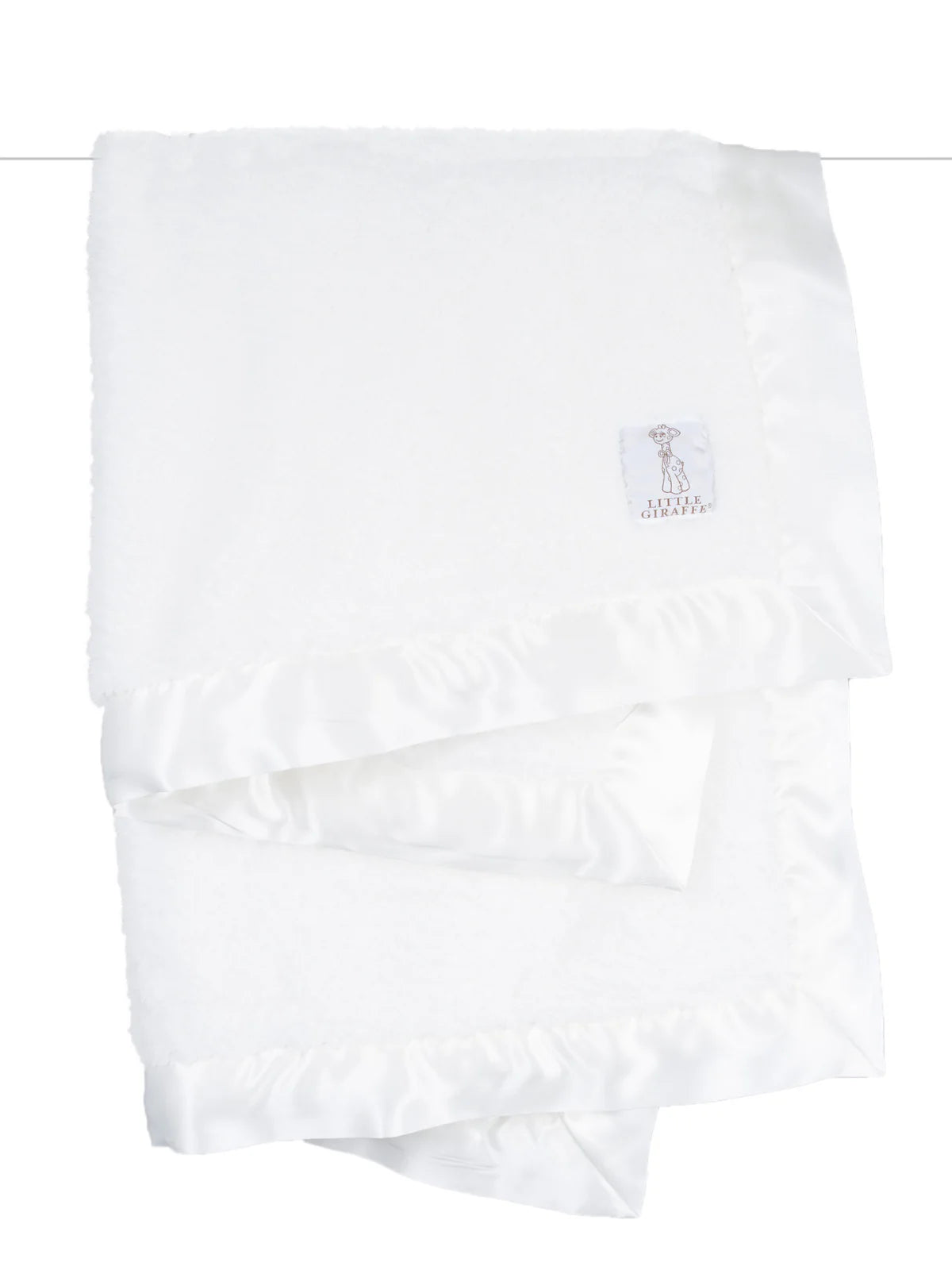 Chenille Baby Blanket White