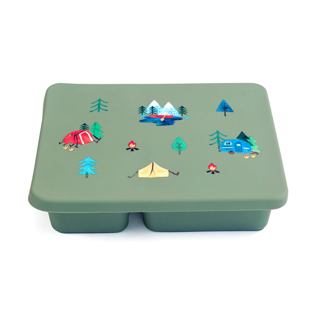 Silicone Bento Box Camper Sage Green