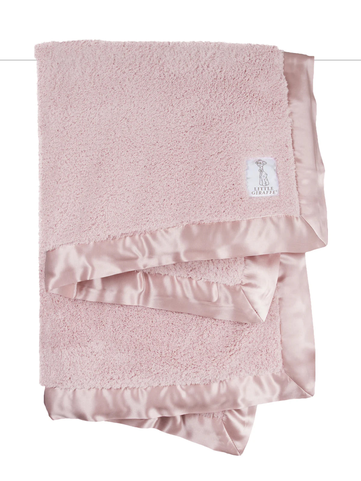 Chenille Baby Blanket Dusty Pink