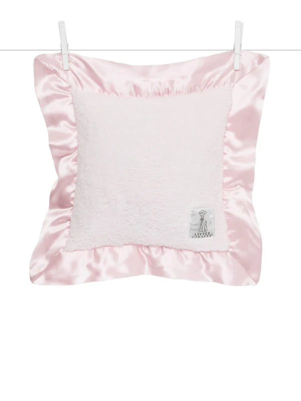 Chenille Baby Pillow Pink