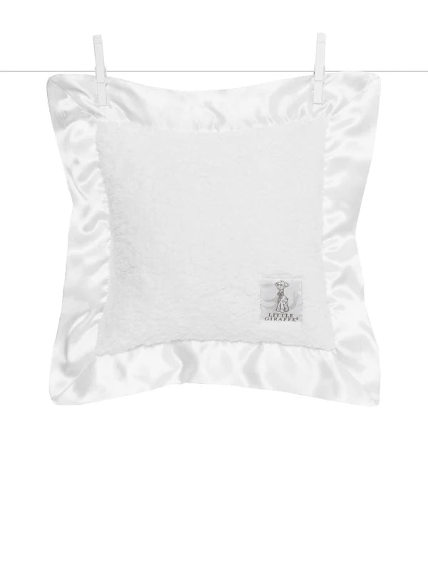 Chenille Baby Pillow White