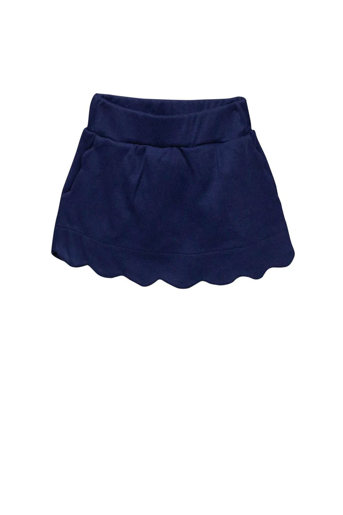 Sophie Scallop Skort Navy