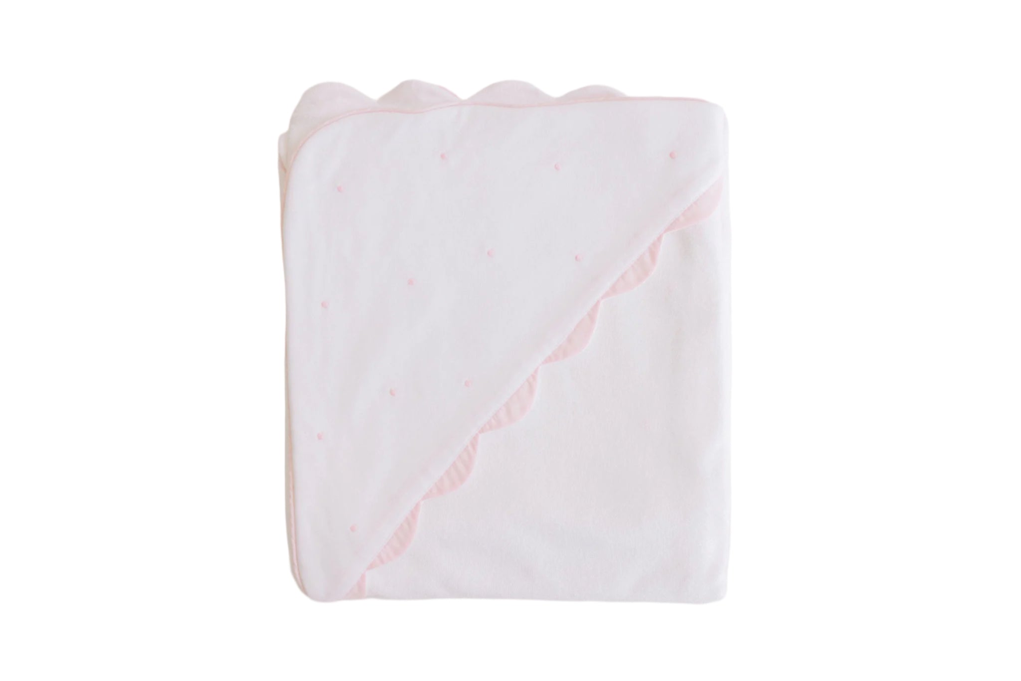 Hooded Towel – Pink Dots