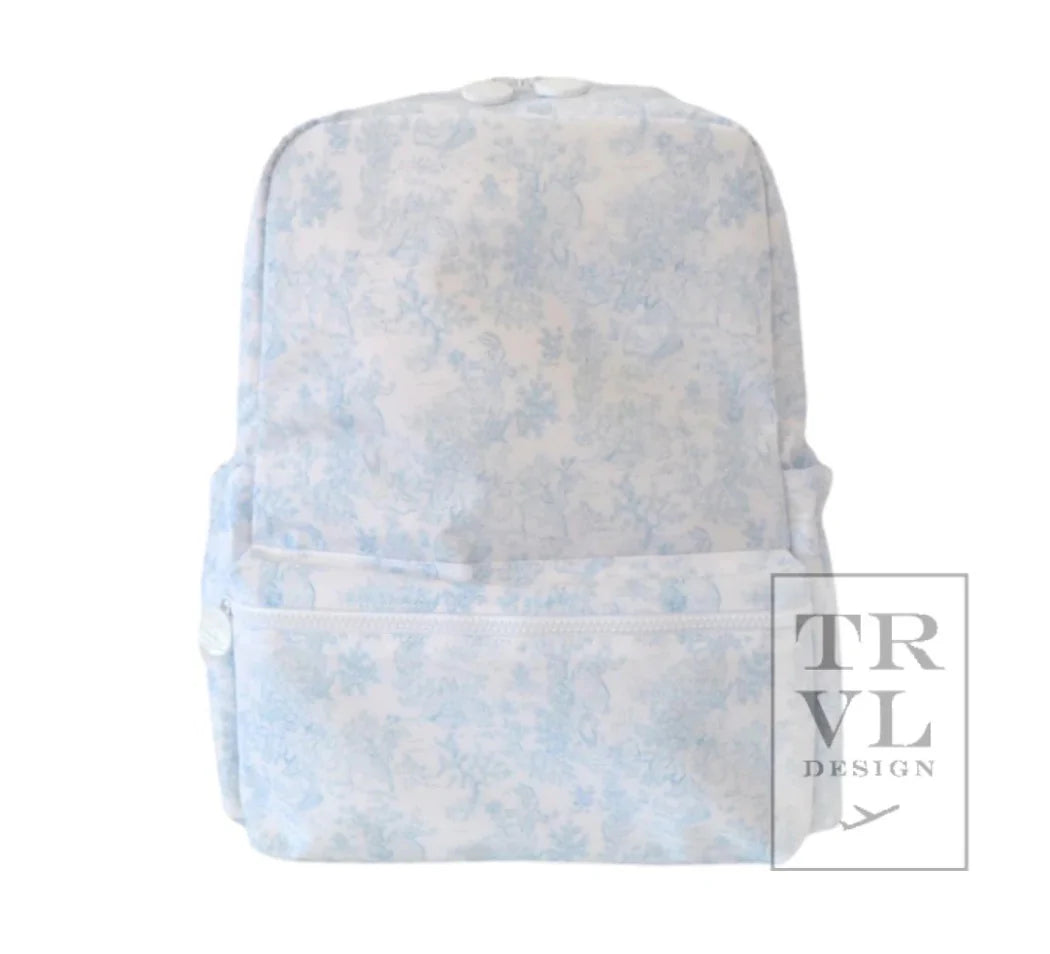 Backpacker in Bunny Toile