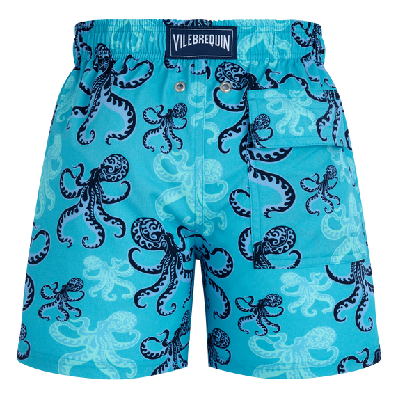 Boys Stretch Swim Trunks Poulpes