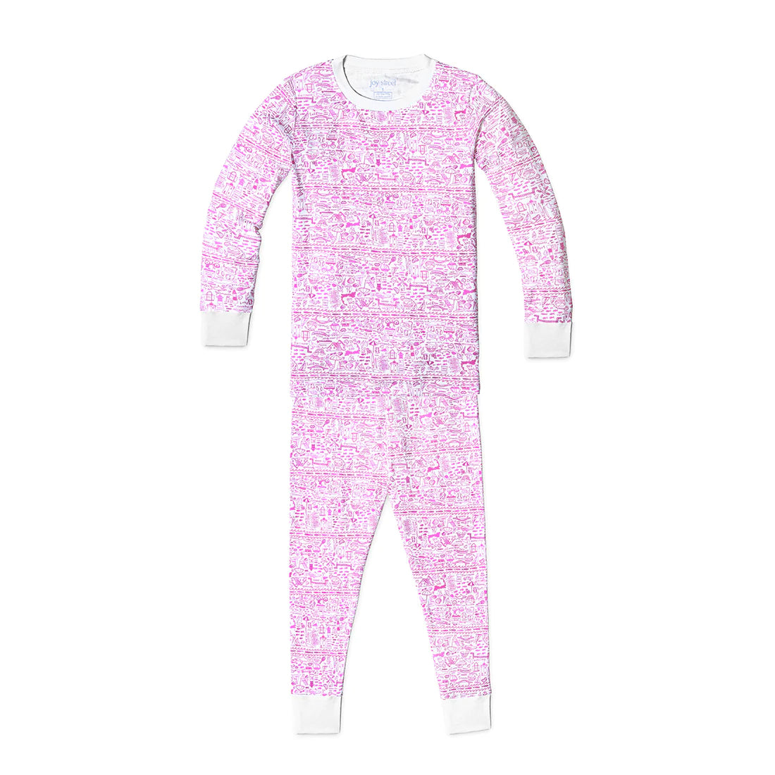 Pink Cape Cod Two Piece Pajamas